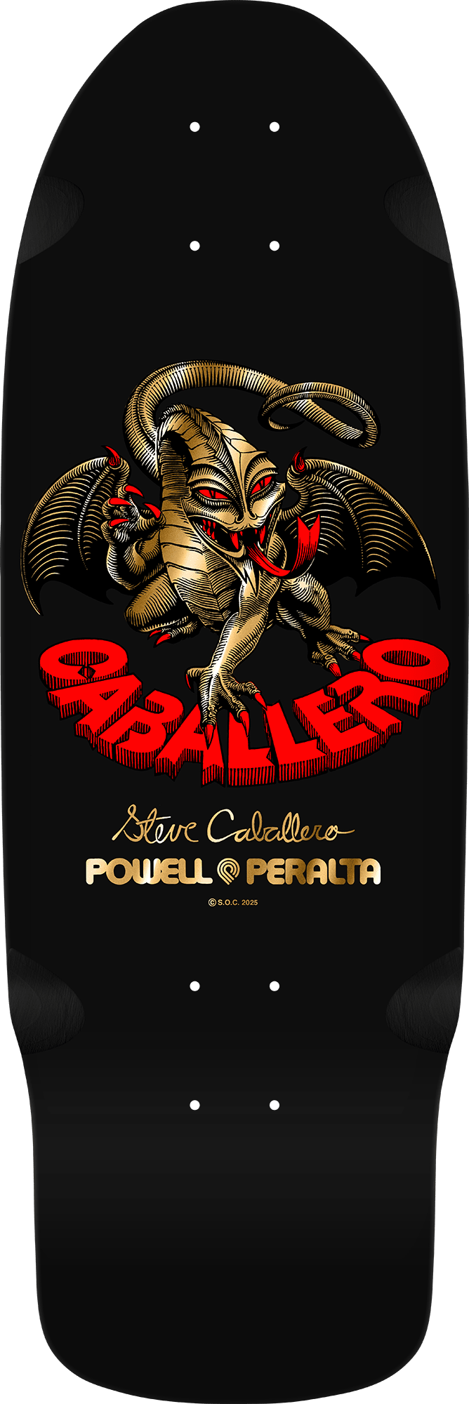 POWELL PERALTA Bones Brigade Caballero 10.09 Series 16 Skateboard Deck Skateboard Decks Powell Peralta 
