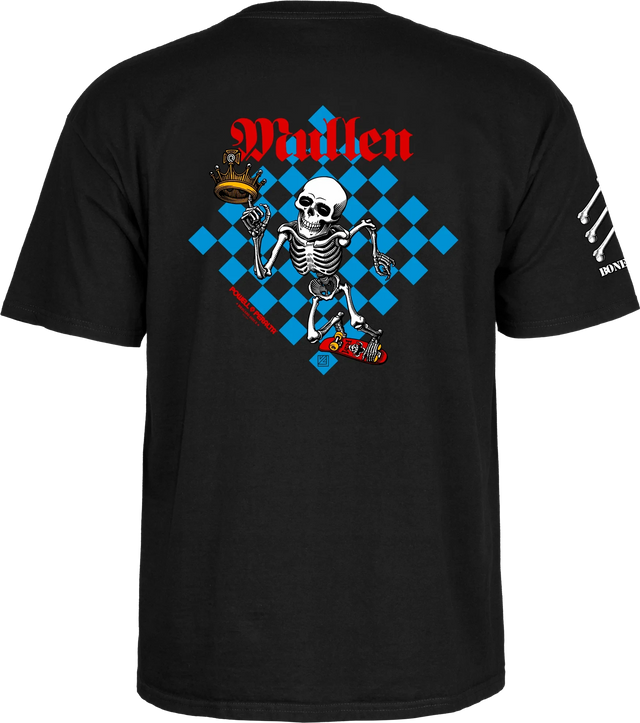 POWELL PERALTA Bones Brigade Mullen T-Shirt Black Men's Short Sleeve T-Shirts Powell Peralta 