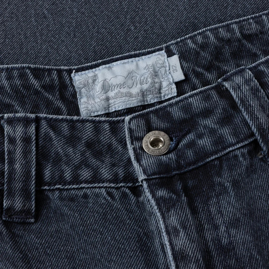 DIME Baggy Denim Pants Overdyed Blue Men's Denim Dime MTL 