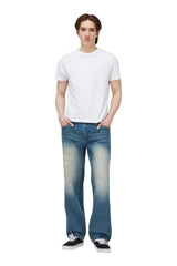 DIME Relaxed Denim Pants Sandblasted Indigo Men's Denim Dime MTL 