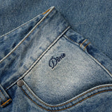 DIME Relaxed Denim Pants Sandblasted Indigo Men's Denim Dime MTL 