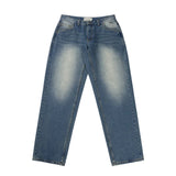 DIME Relaxed Denim Pants Sandblasted Indigo Men's Denim Dime MTL 