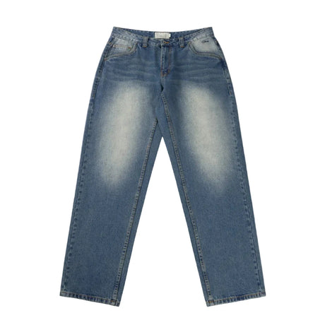 DIME Relaxed Denim Pants Sandblasted Indigo Men's Denim Dime MTL 