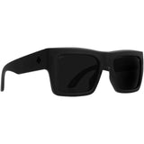 SPY Bowery Matte Black - Happy Grey Murdered Out Black Polarized Sunglasses