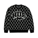 HUF Breakthrough Crewneck Sweater Black Men's Crewnecks Huf 