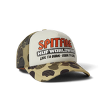 HUF X Spitfire Burn Forever Trucker Hat Camo