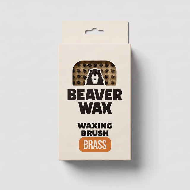 BEAVER WAX Brass Waxing Brush Snowboard Tuning Beaver Wax 