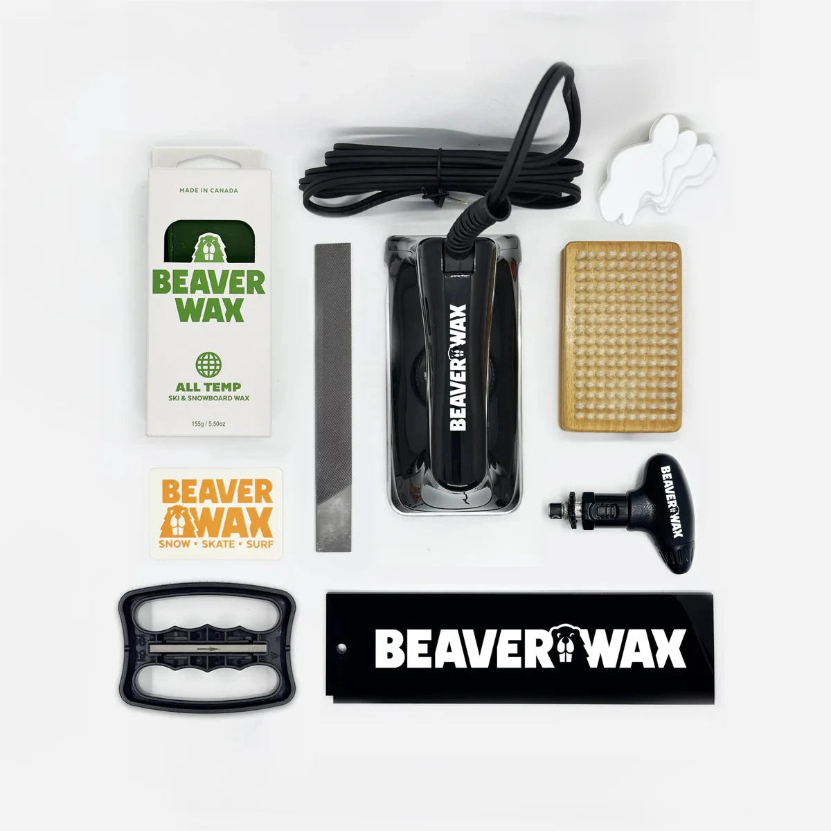 BEAVER WAX Full Tune Kit Snowboard Tuning Beaver Wax 