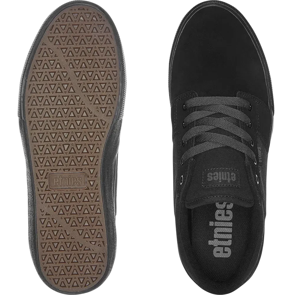 ETNIES Barge LS Shoe Dirty Black Wash Men's Skate Shoes Etnies 