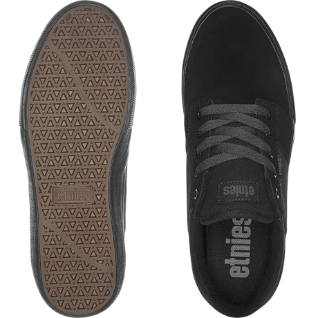 ETNIES Barge LS Shoe Dirty Black Wash Men's Skate Shoes Etnies 