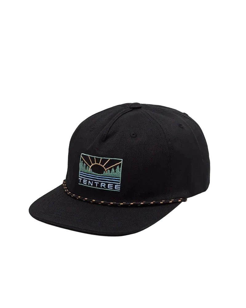 TENTREE Weekend Away Apex Hat Meteorite Black/Tidal Teal Men's Hats Tentree 