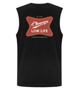 FREERIDE Low Life Muscle Tank Black Men's Tank Tops Freeride 