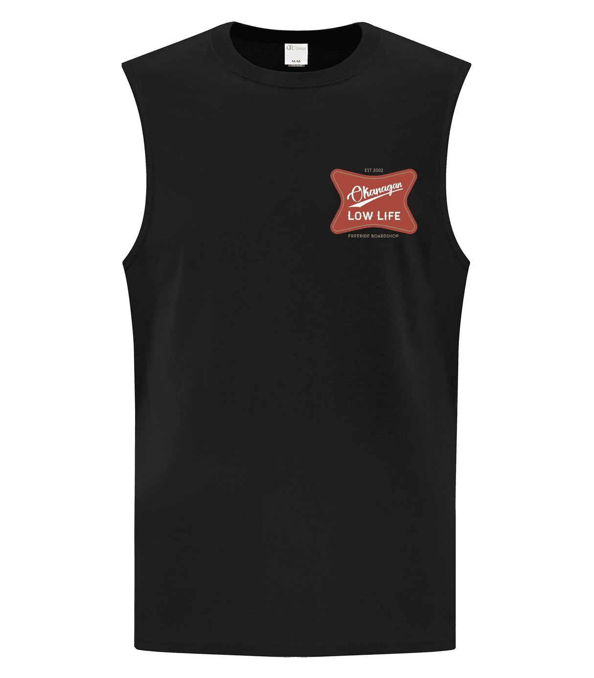 FREERIDE Low Life Muscle Tank Black Men's Tank Tops Freeride 
