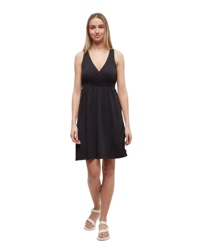 TENTREE Women's Cottonwood Dress Meteorite Black Women's Dresses Tentree 