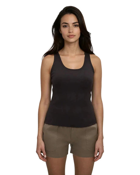 TENTREE Women's Dover Tank Top Meteorite Black Women's Tank Tops and Halter Tops Tentree 