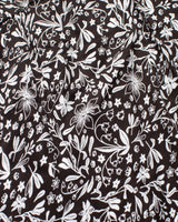 TENTREE Women's EcoWoven Crepe Hopewell Dress Meteorite Black/Field Flower Women's Dresses Tentree 