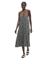 TENTREE Women's EcoWoven Crepe Hopewell Dress Meteorite Black/Field Flower Women's Dresses Tentree 