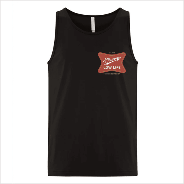 FREERIDE Low Life Tank Black Men's Tank Tops Freeride 