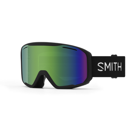 SMITH Blazer Black - Green Sol-X Mirror Snow Goggle Snow Goggles Smith 