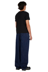 DIME Baggy Denim Pants Sandblasted Indigo