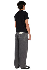 DIME Baggy Wink Denim Pants Faded Black