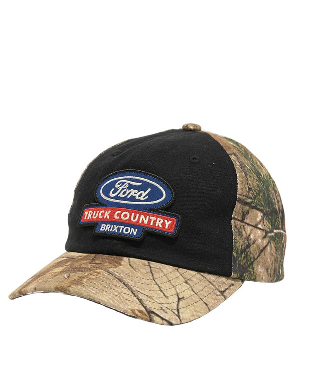 BRIXTON Ford Truck Country Snapback Hat Burnt Rubber/Camo Men's Hats Brixton 