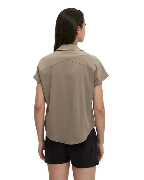 TENTREE Women's Harding Button Up Shirt Clay Women's Blouses Tentree 