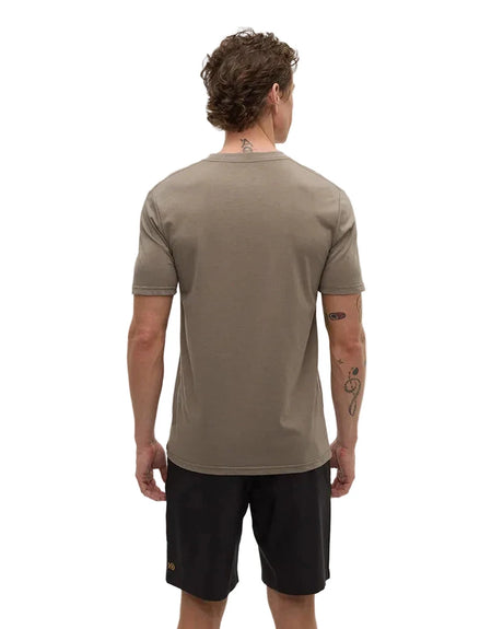 TENTREE Lake Life Logo T-Shirt Clay/Graphite Men's Short Sleeve T-Shirts Tentree 