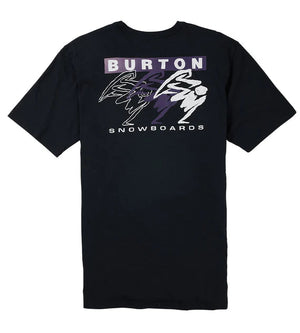BURTON Macatowa T-Shirt True Black Men's Short Sleeve T-Shirts Burton 