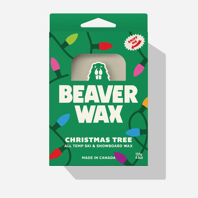 BEAVER WAX Christmas Tree Scented Snow Wax Snowboard Wax Beaver Wax 