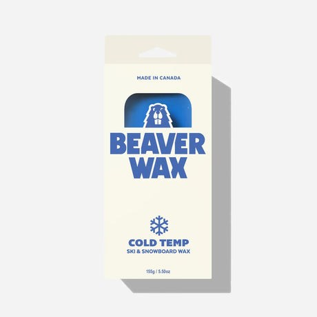 BEAVER WAX Cold Temperature Snow Wax Snowboard Wax Beaver Wax 