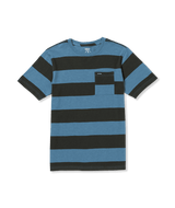 VOLCOM Boys' Bolder Crew T-Shirt Indigo Ridge Boy's T-Shirts Volcom 