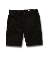 VOLCOM Boy's Frickin Chino Short Black Boy's Walkshorts Volcom 