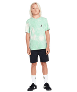 VOLCOM Boy's Frickin Elastic 15" Waist Shorts Navy Boy's Walkshorts Volcom 