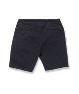 VOLCOM Boy's Frickin Elastic 15" Waist Shorts Navy Boy's Walkshorts Volcom 