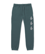 VOLCOM Boys Iconic Stone Fleece Sweatpants Dark Slate Boy's Denim and Pants Volcom 
