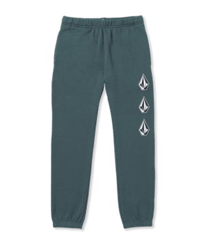 VOLCOM Boys Iconic Stone Fleece Sweatpants Dark Slate Boy's Denim and Pants Volcom 