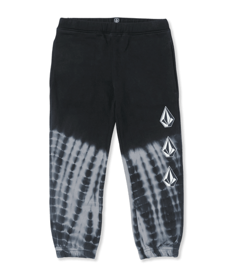 VOLCOM Boys' Volcom Dyed Elastic Waist Fleece Pants Black Boy's Denim and Pants Volcom 