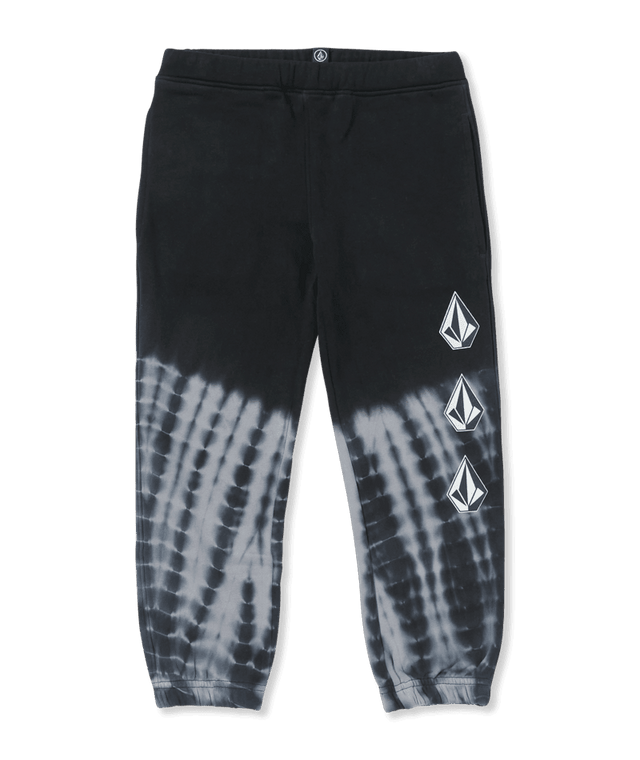 VOLCOM Boys' Volcom Dyed Elastic Waist Fleece Pants Black Boy's Denim and Pants Volcom 