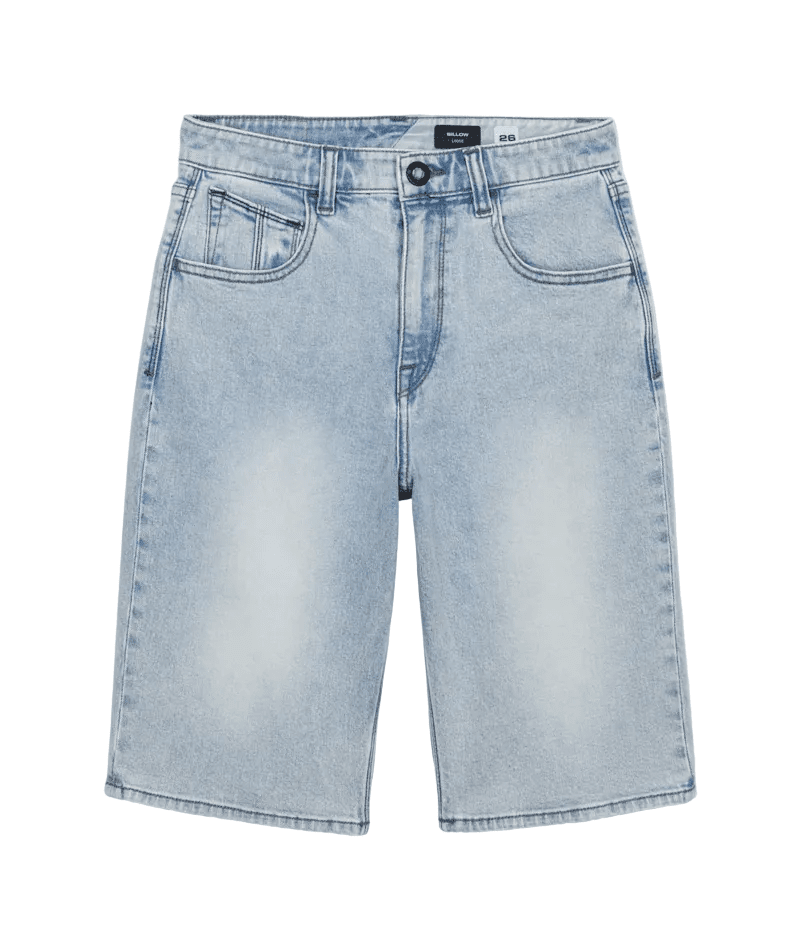 VOLCOM Boys Billow Denim Shorts Desert Dirt Indigo Boy's Walkshorts Volcom 