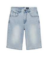 VOLCOM Boys Billow Denim Shorts Desert Dirt Indigo Boy's Walkshorts Volcom 