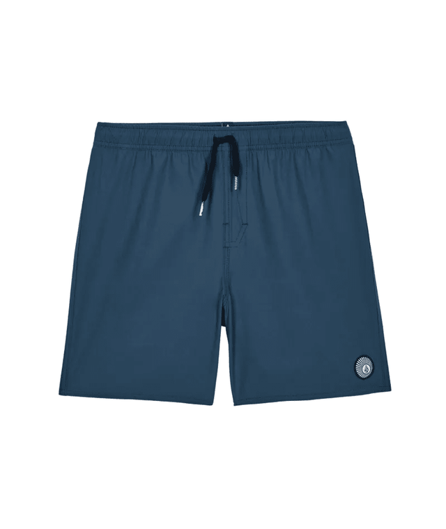 VOLCOM Boys Lido Trunk Boardshorts Midnight Blue Boy's Boardshorts Volcom 