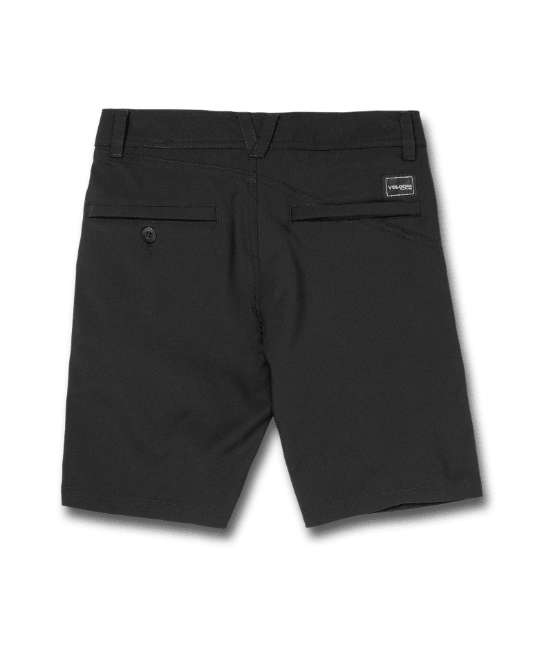 VOLCOM Boy's Frickin Cross Shred Static Hybrid Short Black Out Boy's Hybrid Shorts Volcom 