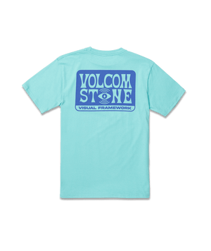 VOLCOM Boy's Viz Fray T-Shirt Crete Blue Boy's T-Shirts Volcom 