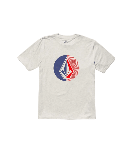 VOLCOM Boy's Circle Stone Split T-Shirt Stone Heather Boy's T-Shirts Volcom 