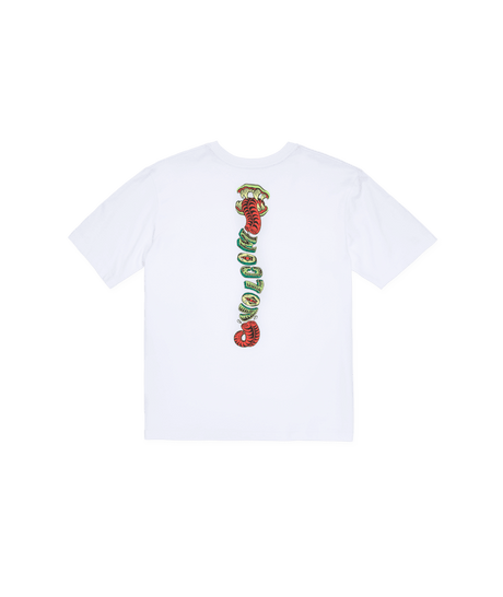 VOLCOM Boys Snaky T-Shirt White Men's Short Sleeve T-Shirts Volcom 