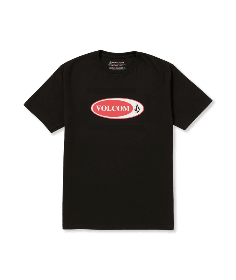 VOLCOM Boys Vellipse T-Shirt Black Boy's T-Shirts Volcom 