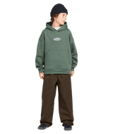 VOLCOM Boys Workard Pullover Hoodie Fir Green Boy's Pullover Hoodies Volcom 