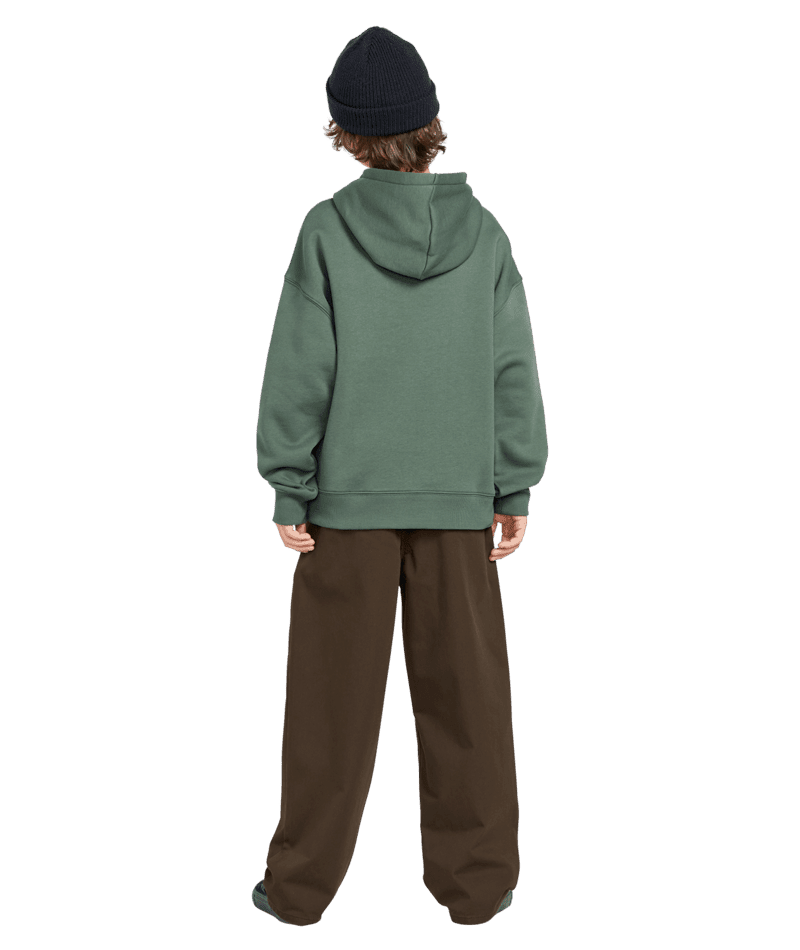 VOLCOM Boys Workard Pullover Hoodie Fir Green Boy's Pullover Hoodies Volcom 