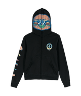 VOLCOM Boys Burgstone Full Zip Hoodie Black Boy's Zip Hoodies Volcom 